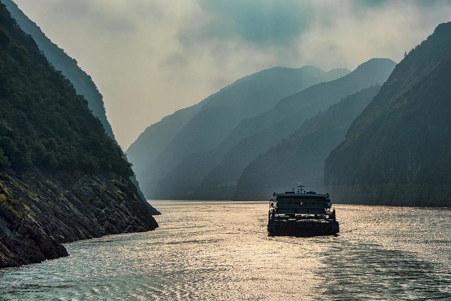 Down The Yangtze River Photograph by Karen Regan