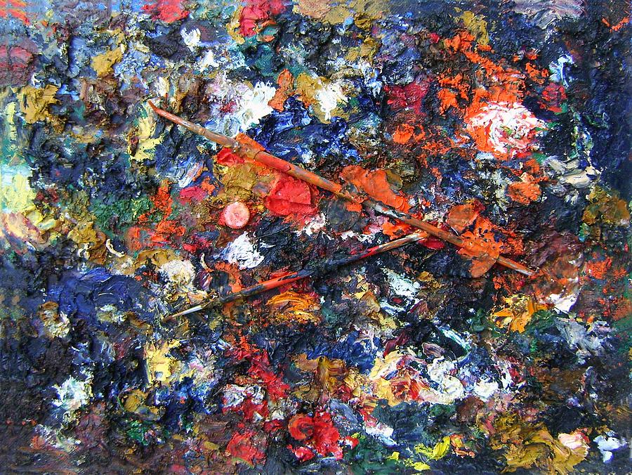 Abstract Painting - Down To Earth With A Brush by Nardo Ruggieri