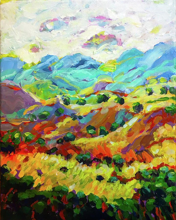 Down Toward The Valley Painting
