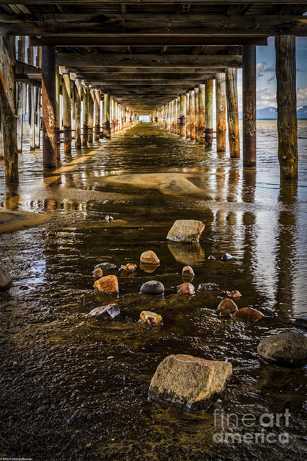 Pier Photograph - Down Under by Mitch Shindelbower