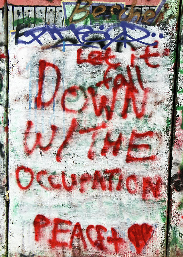 Down with the Occupation Photograph by Munir Alawi