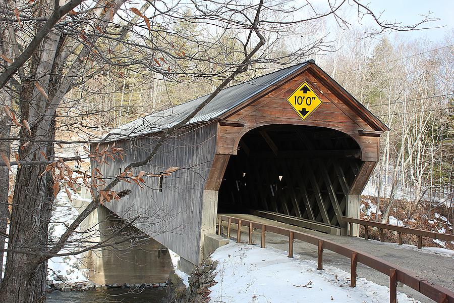 Downers Covered Bridge Photograph by Wayne Toutaint