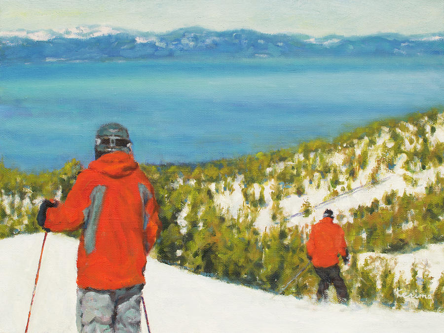 Downhill View Painting by Kerima Swain