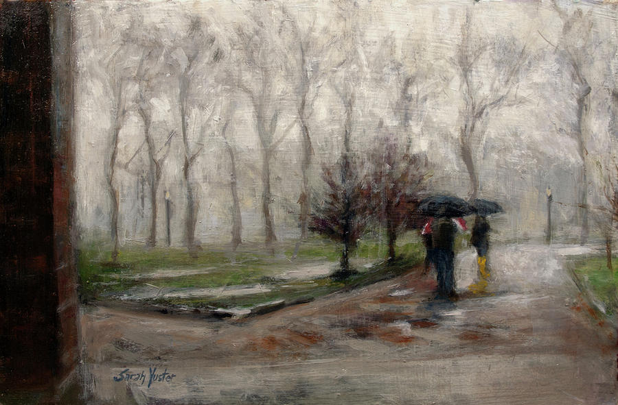 Spring Painting - Downpour by Sarah Yuster