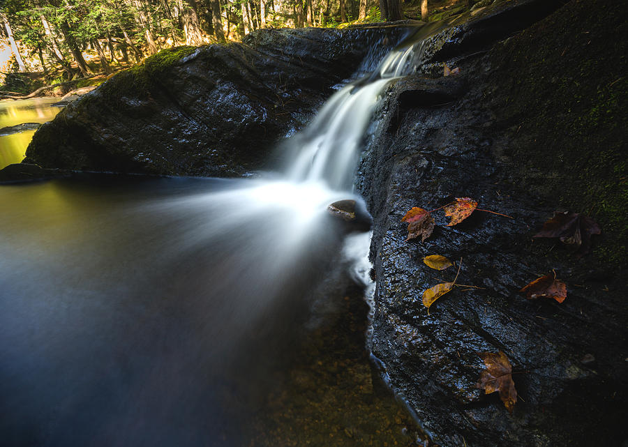 Fall Photograph - Downstream From Little High Falls by Cale Best