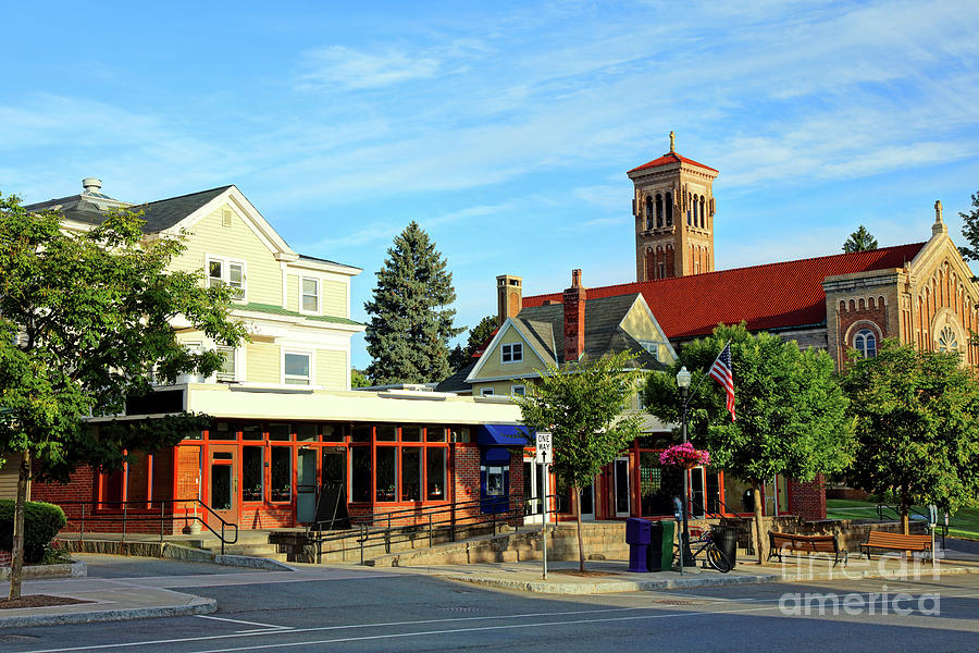 Downtown Amherst, Massachusetts Photograph by Denis Tangney Jr Fine