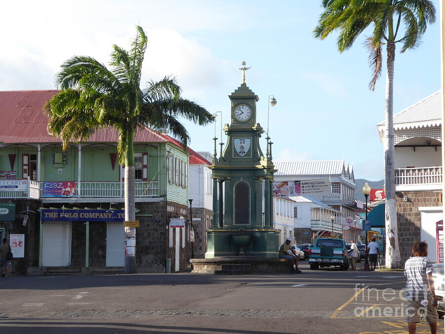Downtown Basseterre Photograph by Margaret Brooks