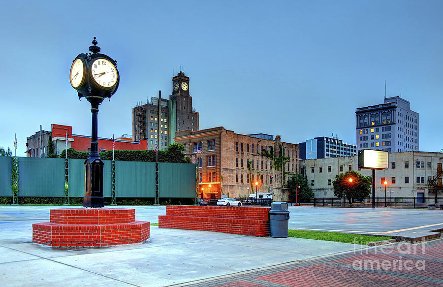 Downtown Beaumont Texas by Denis Tangney Jr