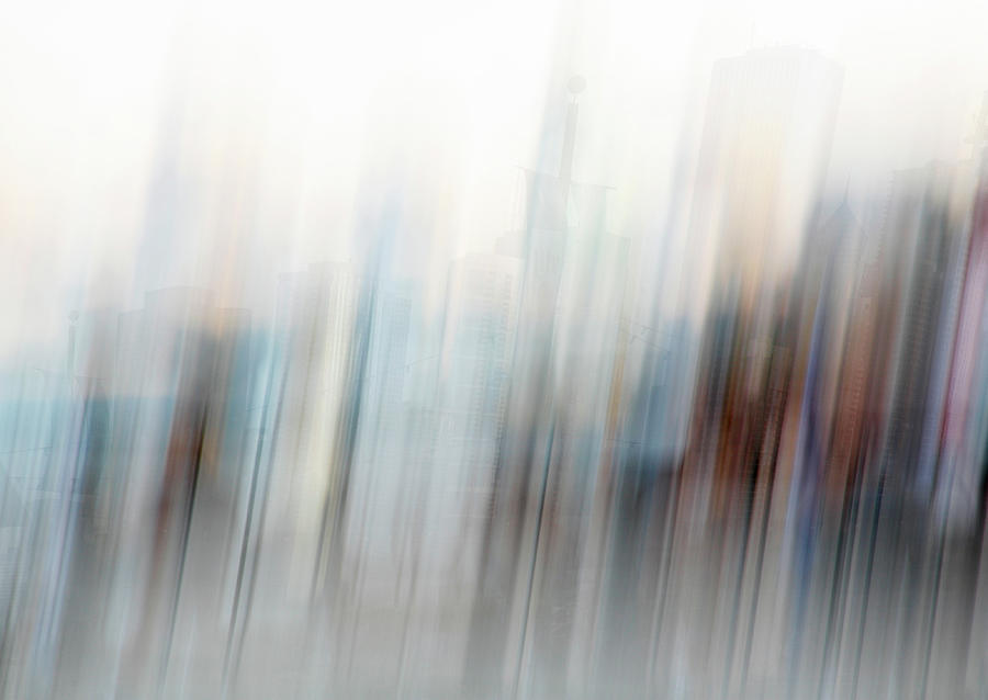 Downtown Chicago Abstract Photograph by Marilyn Hunt