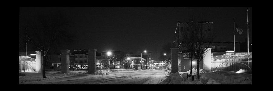 Downtown City Lights Photograph by Jana Rosenkranz