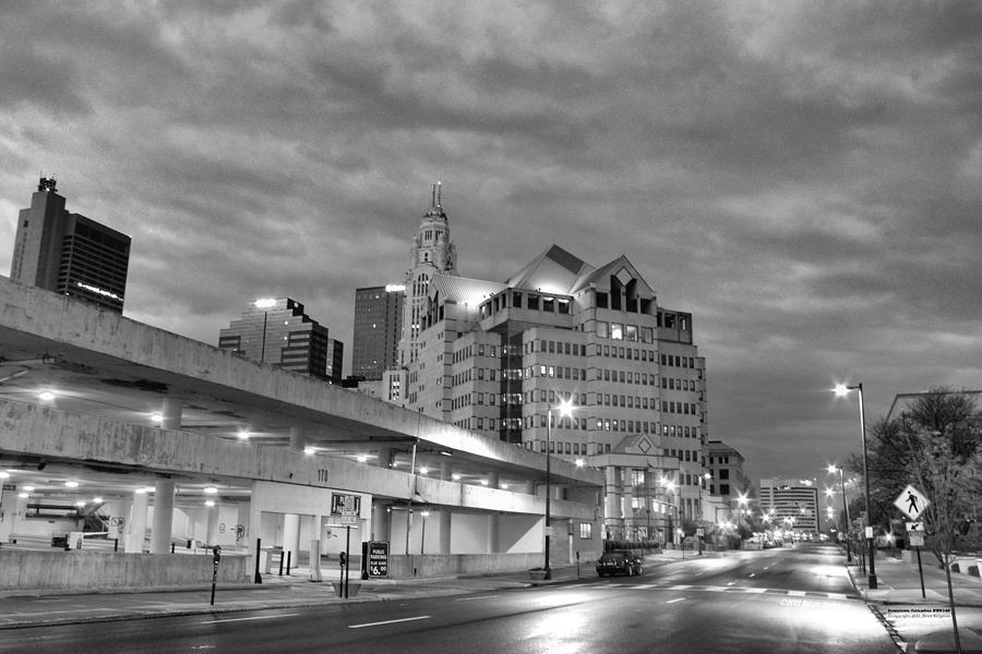 Downtown Columbus bw5145 Photograph by Brian Gryphon