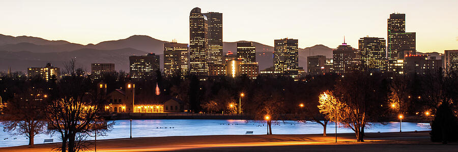 Denver Photograph - Downtown Denver Skyline Panorama - Colorado - USA by Gregory Ballos