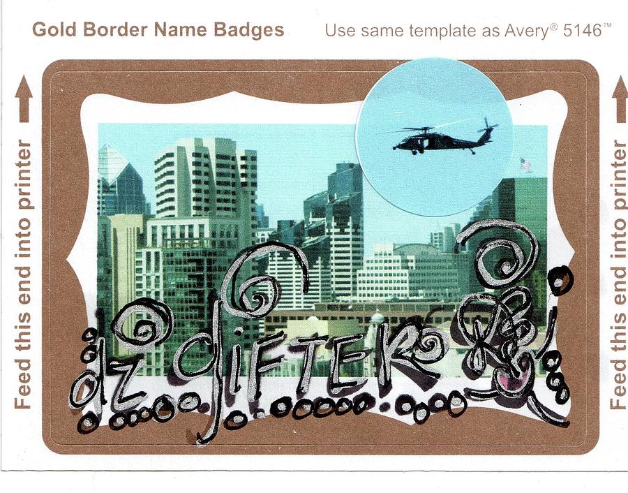 Collage Mixed Media - Downtown by Donna Zoll Collage Mixed Media - Downtown by Donna Zoll