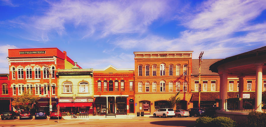 City Photograph - Downtown Exeter, New Hampshire by Mountain Dreams