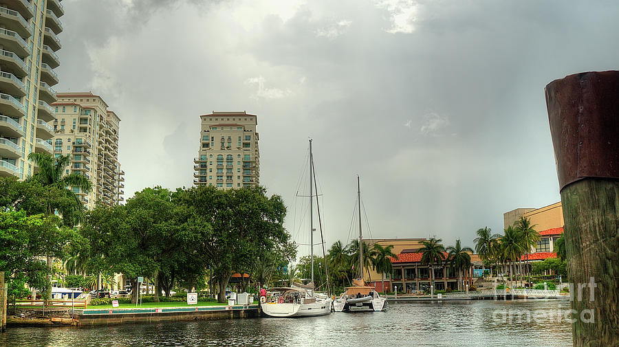 downtown Ft Lauderdale waterfront Photograph by Ules Barnwell