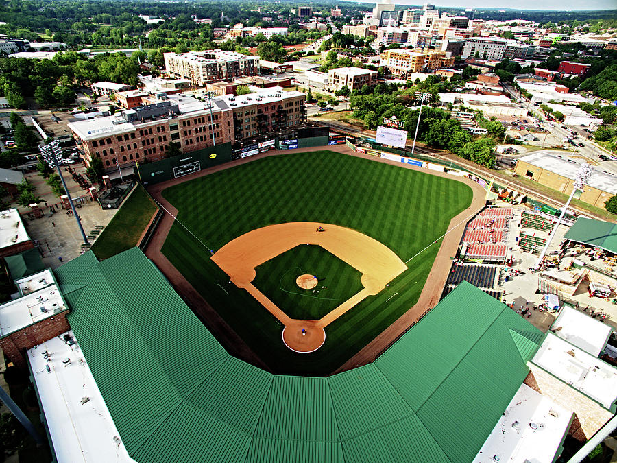Downtown Greenville Drive Stadium Photograph by Jake Eidson