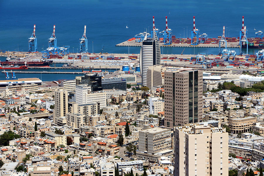 Downtown Haifa Photograph by Munir Alawi