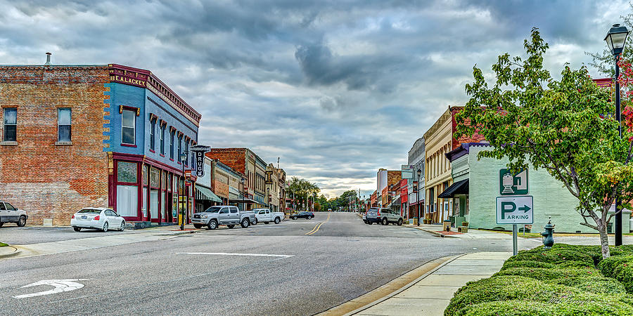 Downtown Hamlet Photograph by Mike Covington