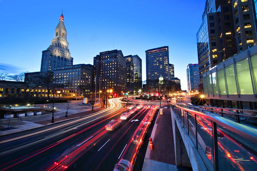 Downtown Hartford Photograph by Andrea Galiffi