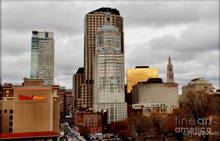 Downtown Hartford, Conn Photograph by MaryLee Parker