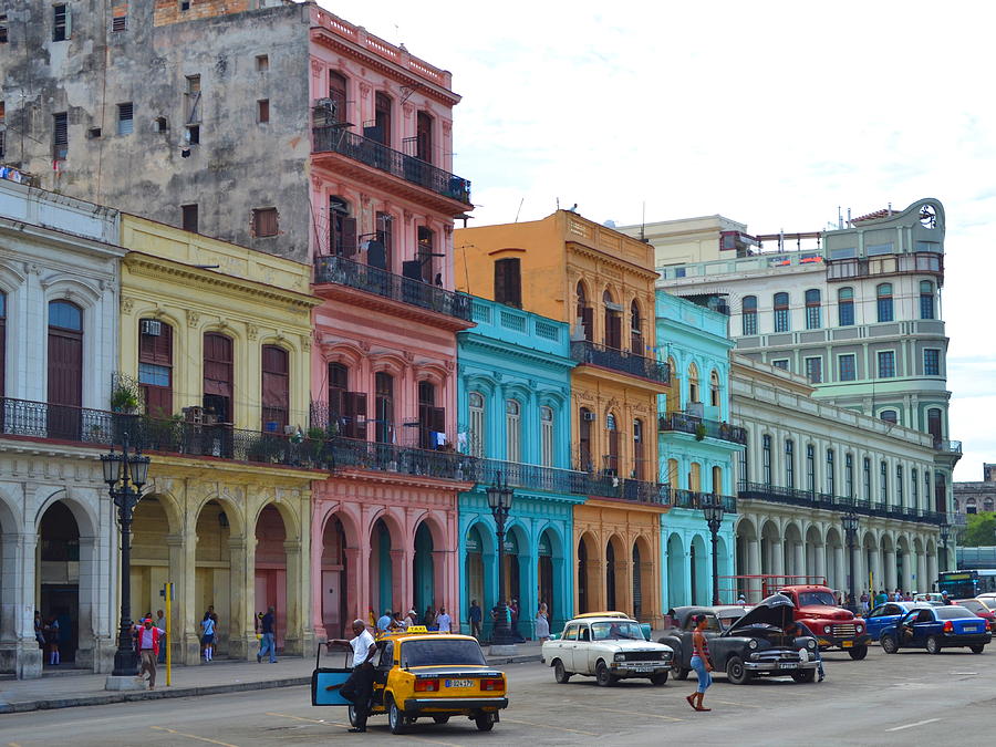 Downtown Havana II Photograph by Ann and John Cinnamon - Fine Art America