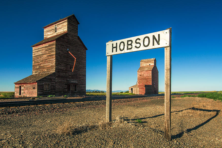 Downtown Hobson, Montana Photograph by Todd Klassy