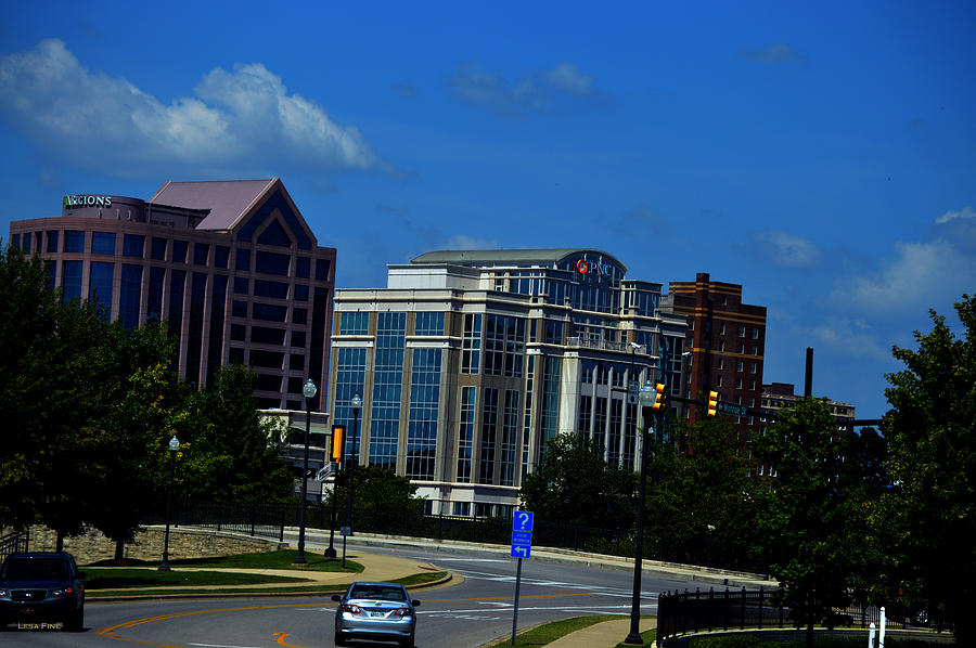 Downtown Huntsville Alabama Skyline  Photograph by Lesa Fine