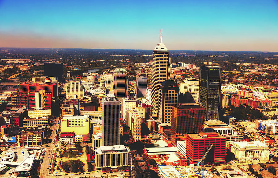Downtown Indianapolis Photograph by Mountain Dreams