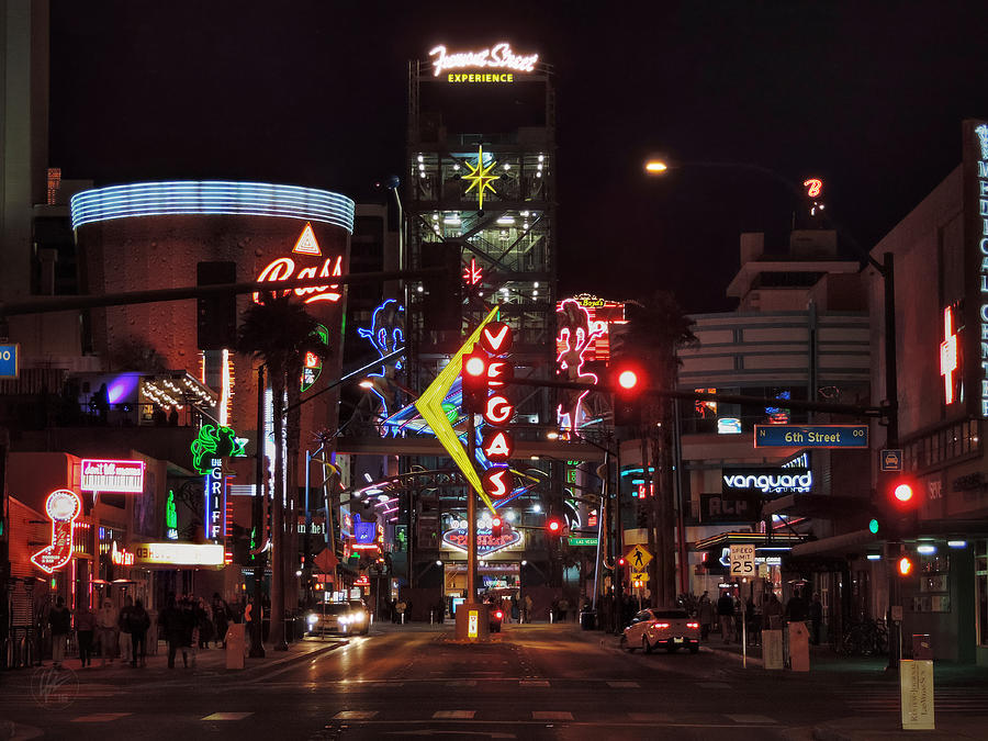 Downtown Las Vegas 001 Photograph by Lance Vaughn