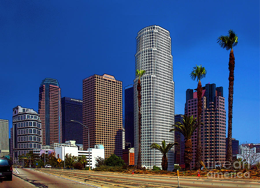 Downtown Los Angeles Photograph by Wernher Krutein