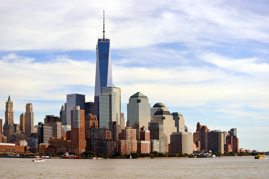 Downtown Manhattn - Freedom Tower Photograph by Yue Wang