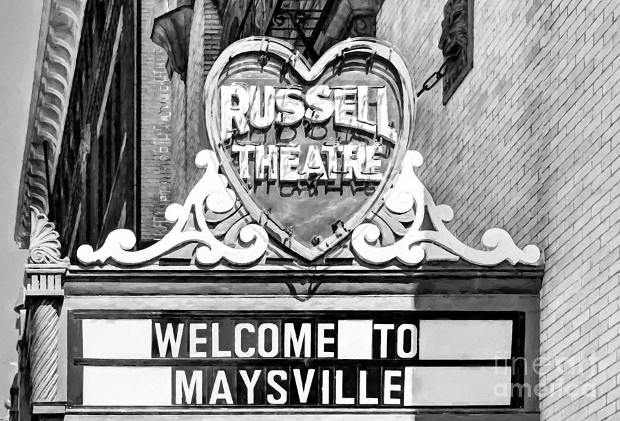 Downtown Maysville Kentucky # 4 Black and White Photograph by Mel Steinhauer
