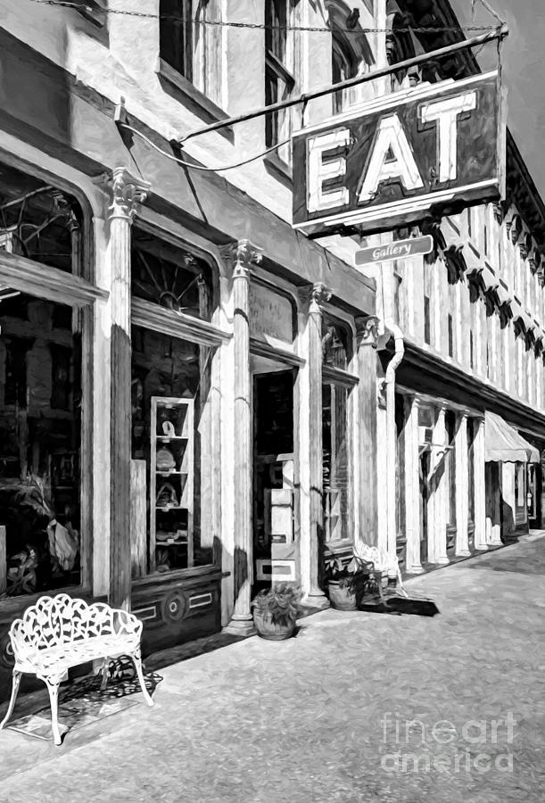 Downtown Maysville Kentucky # 6 Black and White Photograph by Mel Steinhauer