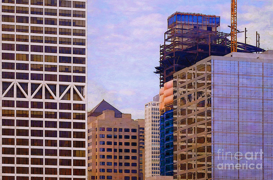 Downtown Milwaukee - 2 Digital Art by David Blank