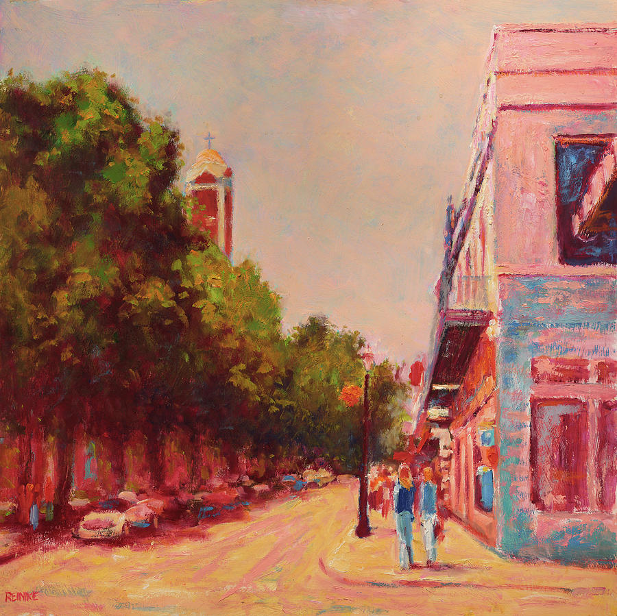 Downtown Mobile on Dauphin by Cathedral Park by Vernon Reinike Downtown Mobile on Dauphin by Cathedral Park by Vernon Reinike
