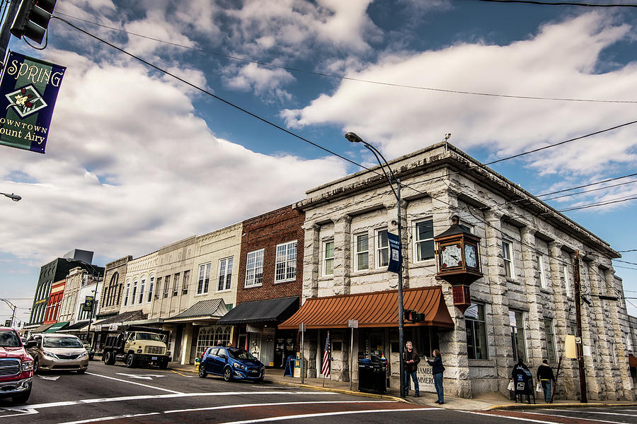 Downtown Mount Airy Photograph by Cynthia Wolfe