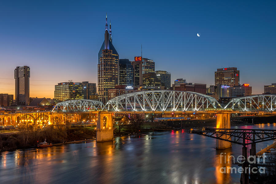 Downtown Nashville Photograph by Anthony Heflin