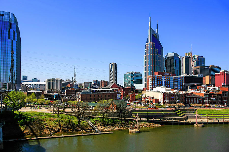 Downtown Nashville, TN Photograph by Chris Smith