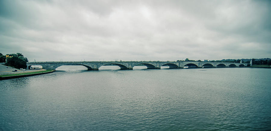 Downtown of Arlington in Virginia and Potomac River Photograph by Alex Grichenko