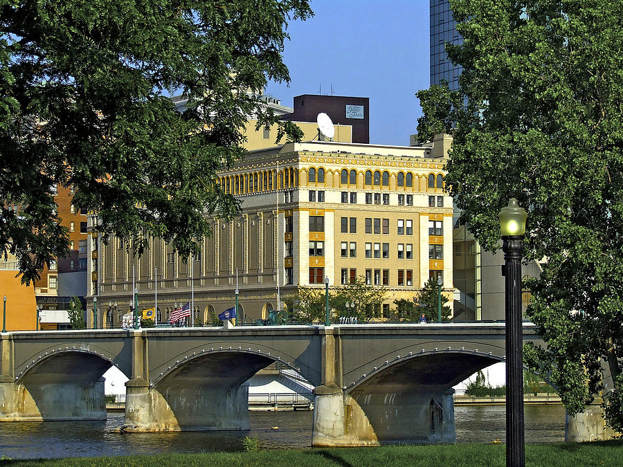 Downtown on the River Photograph by Richard Gregurich