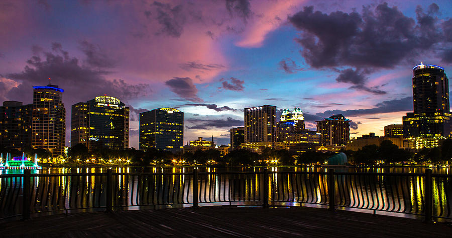 Downtown Orlando Photograph by Mike Dunn