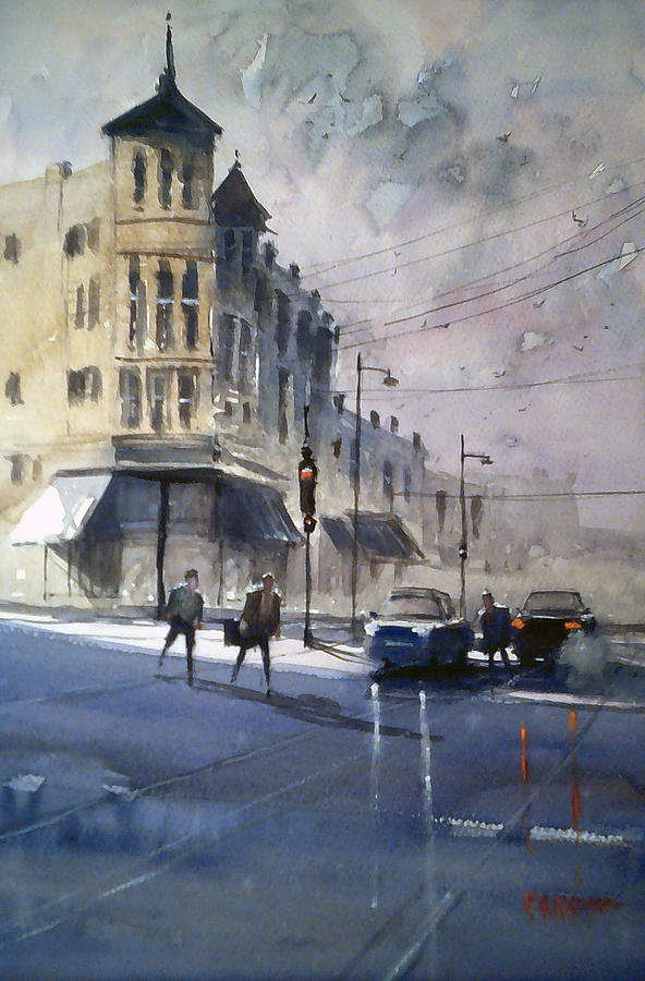 Downtown Oshkosh2 Painting