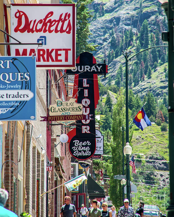 Downtown Ouray Photograph by Stephen Whalen