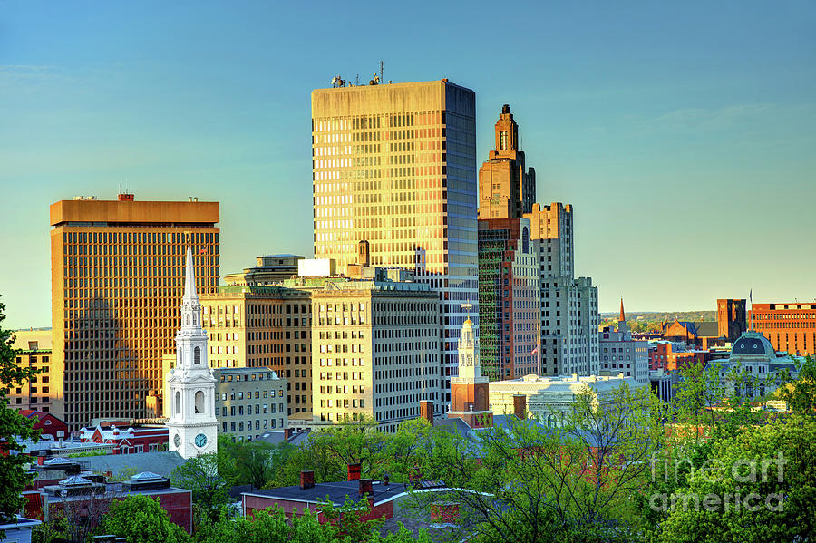 Downtown Providence Rhode Island Skyline Photograph By Denis Tangney Jr 