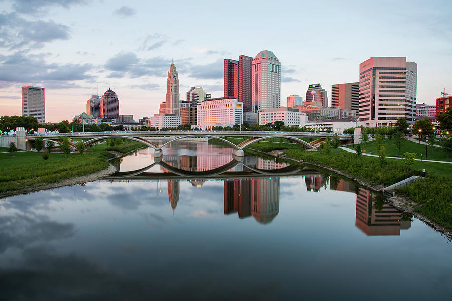 Downtown Reflections Photograph By Charlie Jones - Fine Art America