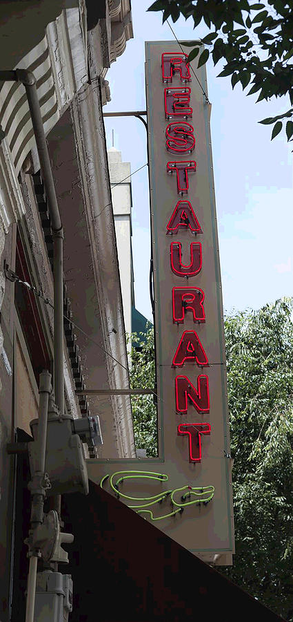 Downtown Restaurant II Photograph by Suzanne Gaff