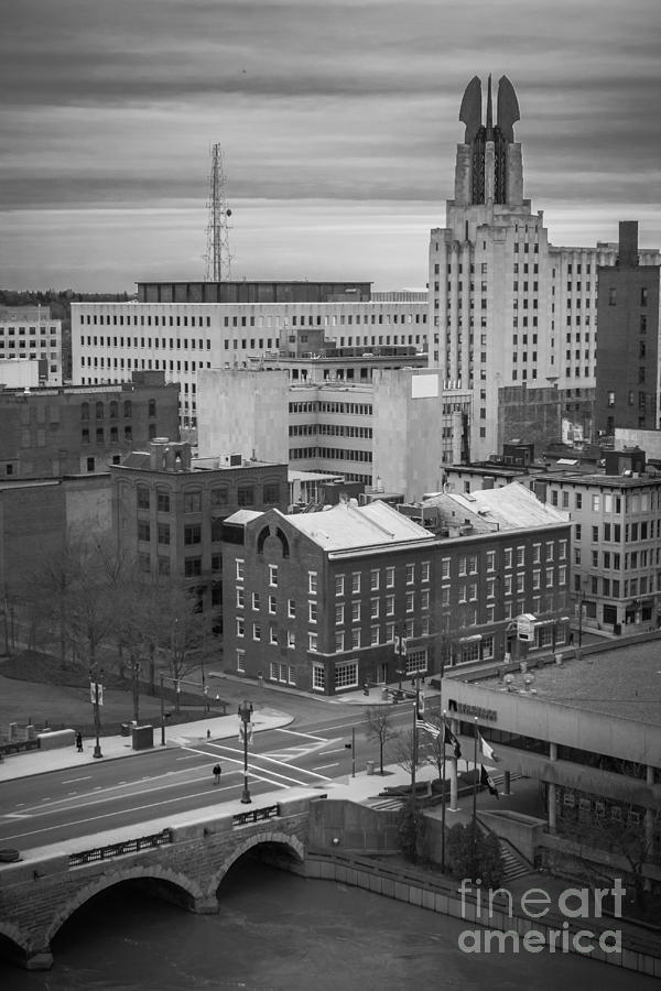 Downtown Photograph - Downtown Rochester by Ken Marsh