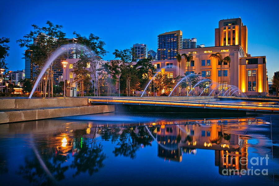 Downtown San Diego Waterfront Park Photograph by Sam Antonio