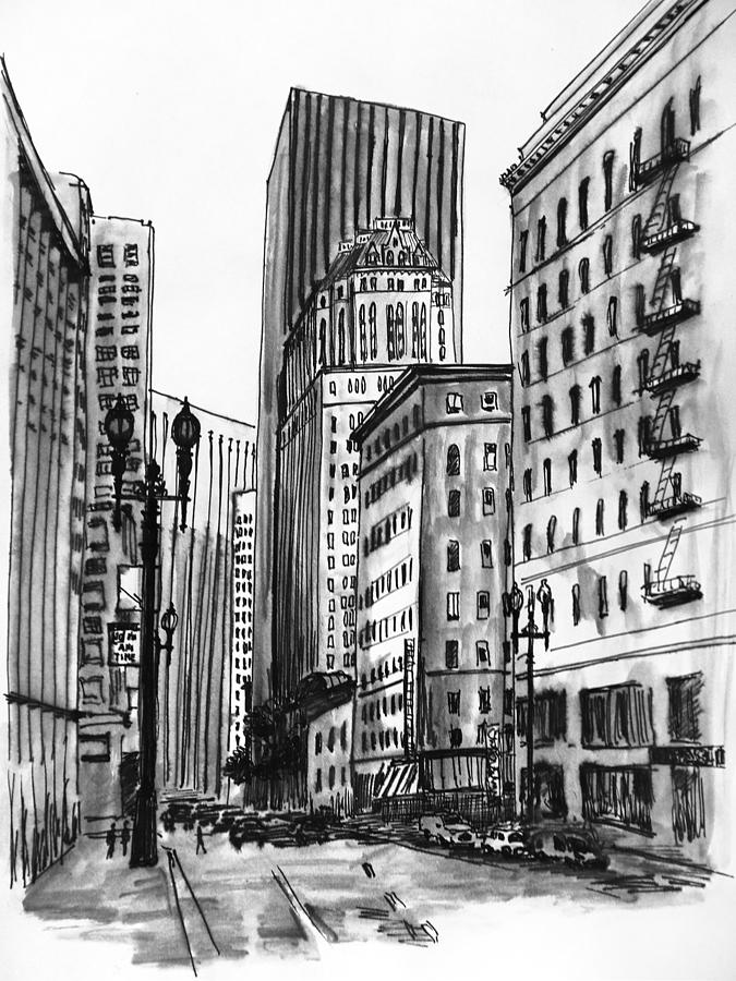 Downtown San Francisco Painting