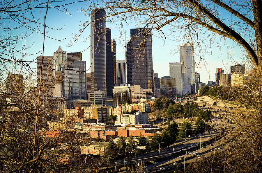 Downtown Seattle Photograph by Aparna Tandon